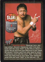 Tajiri face card